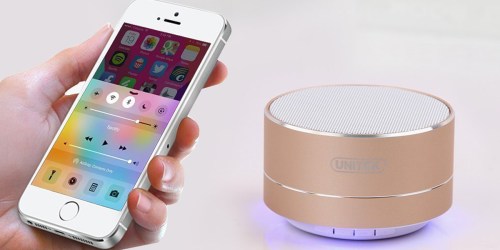 Amazon: Unitek Wireless Bluetooth Portable Speaker Only $8.83 (Regularly $16.99+)