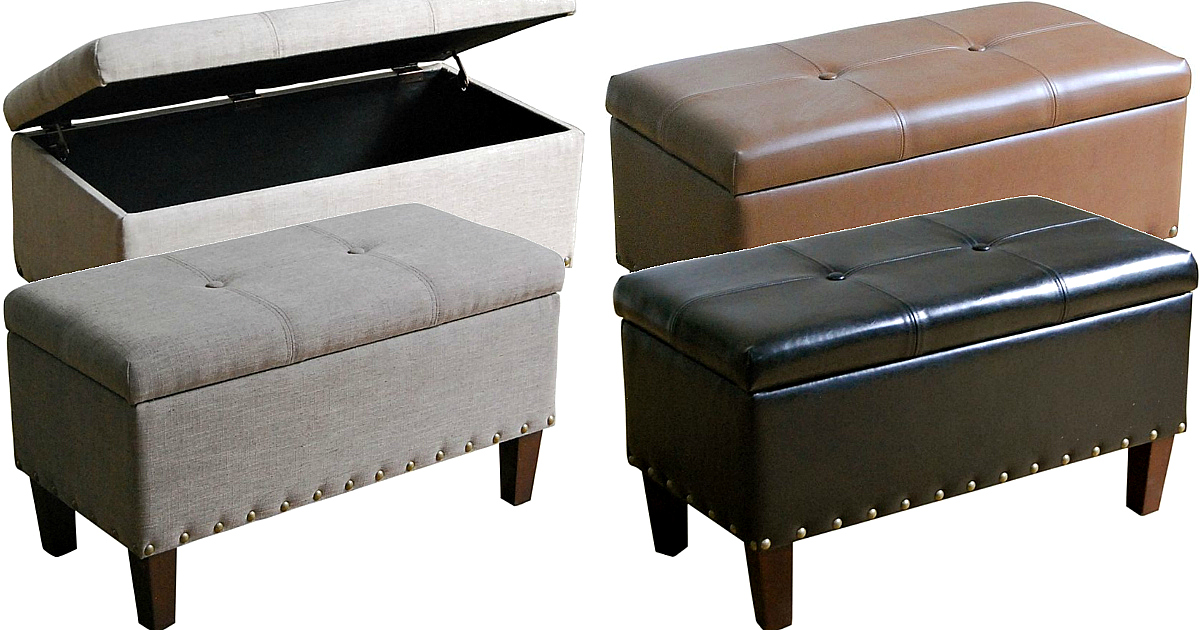 Kohl's Storage Bench Ottoman Just 66 (Reg. 150) AND Earn 10 Kohl's