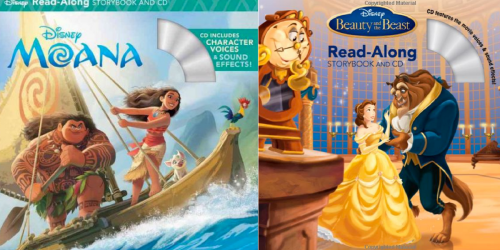 Moana Or Beauty & The Beast Read-Along Storybook & CD Only $3.73 (Best Price)