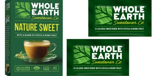 New $1.50/1 Whole Earth Sweetener Coupon = 40 Individual Packets Better Than Free at Target