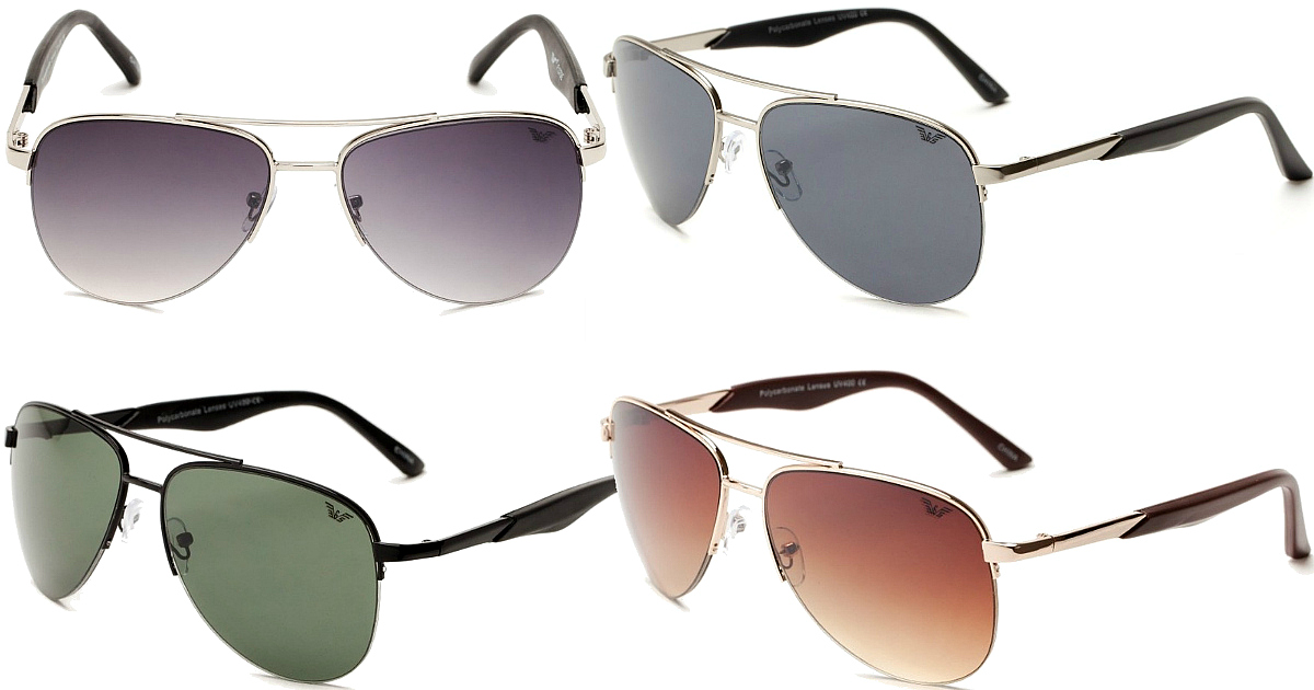 Denali Metal Aviator Sunglasses ONLY 6 Each