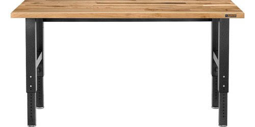 Sears: Hardwood Top Adjustable Table Only $299.99 (Reg. $499) AND Earn $118 SYW Points
