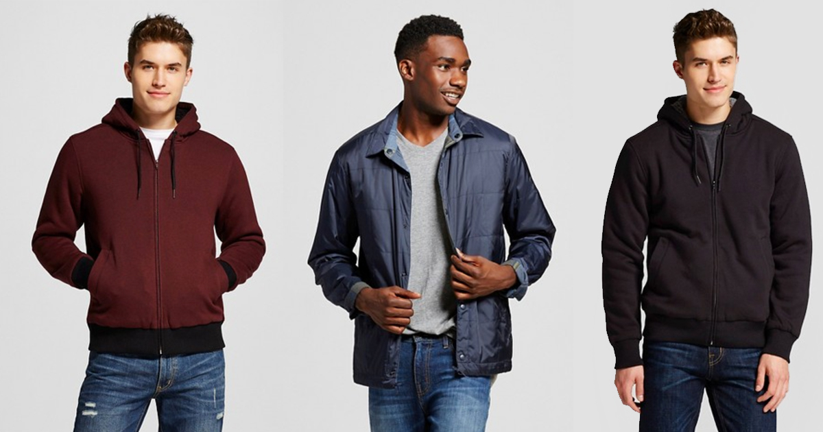 target men's jackets & hoodies