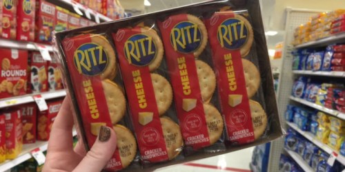 Target Shoppers! Ritz Cracker Sandwiches 8 Count Packs Only $1.36 (No Coupons Required)