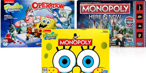ToysRUs: Select Board Games ONLY $7 (SpongeBob SquarePants Operation, Monopoly & More)