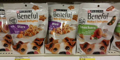 Three NEW Purina Dog Treat Coupons = Beneful Baked Delights 8.5-oz Bag Only $1.64 at Target