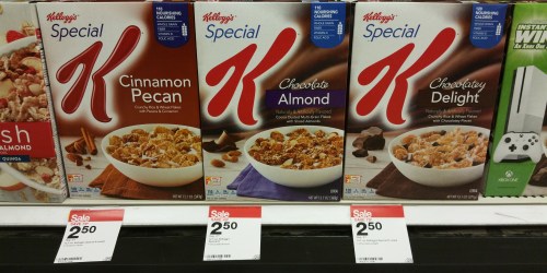 NEW Kellogg’s Cereal Coupons = Special K Cereals Only $2 Each at Target