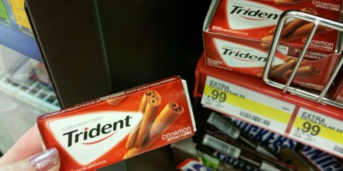 New $1.59/3 Trident Gum Packs Coupon = Better Than FREE at Target & Rite Aid