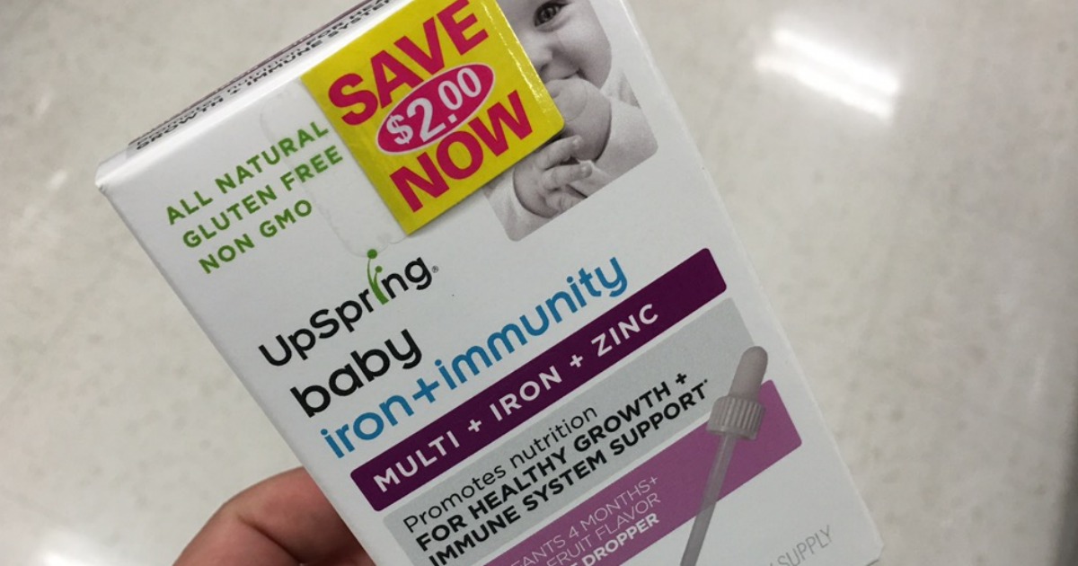 Target BIG Savings on UpSpring Baby All Natural Multivitamin + Iron Drops