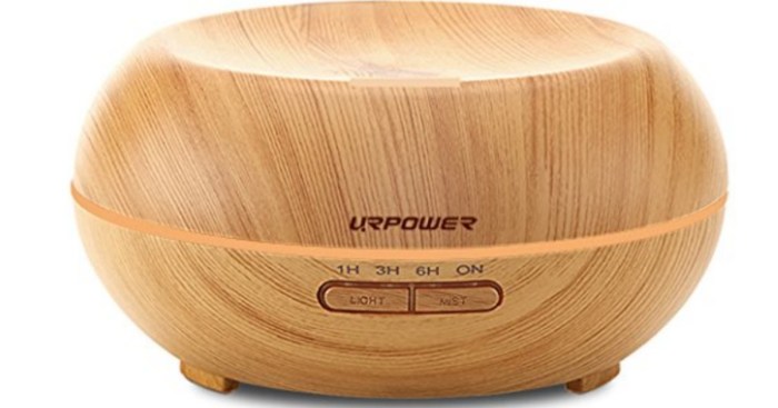 Amazon: Urpower Wood Grain Essential Oil Diffuser w/ Color Changing LED ...