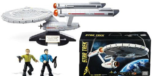 Amazon: Mega Bloks Star Trek U.S.S. Enterprise Construction Set Only $79.99 Shipped (Reg. $249.99)