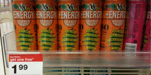Target: V8 +Energy Drinks as low as 5¢ Per Can