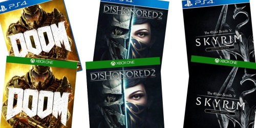 DEEP Discounts on PlayStation 4 and Xbox One Video Games (Doom, Dishonored & More)