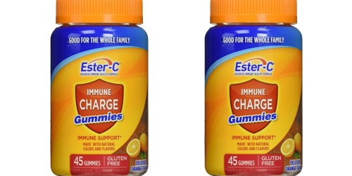 Amazon: Ester-C Immune Charge Gummies 45-Count Only $1.55 Shipped (Regularly $3.74)