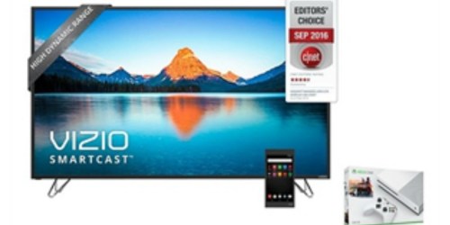 VIZIO 50″ 4K Ultra HD Smart TV + Xbox One S + $300 Dell eGift Card Only $899.99 Shipped