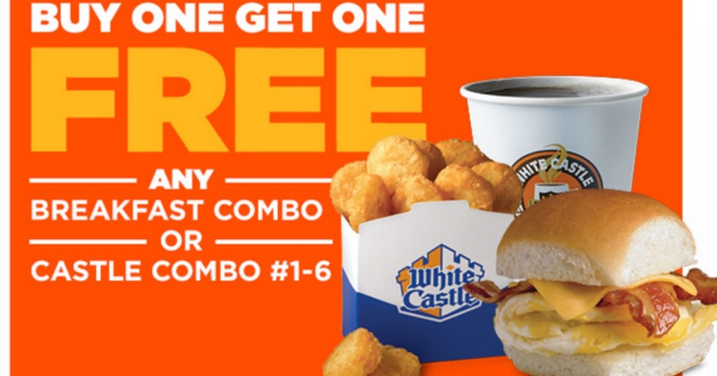 White Castle Buy 1 Get 1 FREE Combo Coupon Hip2Save