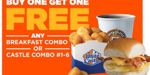 White Castle: Buy 1 Get 1 FREE Combo Coupon