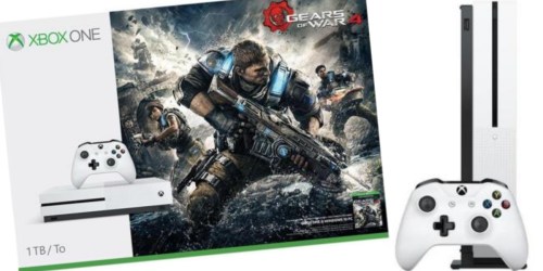 Xbox One S Console Gears of War 4 Bundle Only $224.99 Shipped (Regularly $349.99)