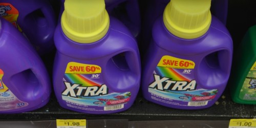 Walmart: Xtra Laundry Detergent 51-Ounce Bottle Only 88¢