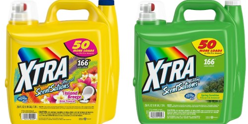 Kmart: Buy 2 Get 1 FREE Household Products = Xtra Laundry Detergent 166 Loads Only $4 Each