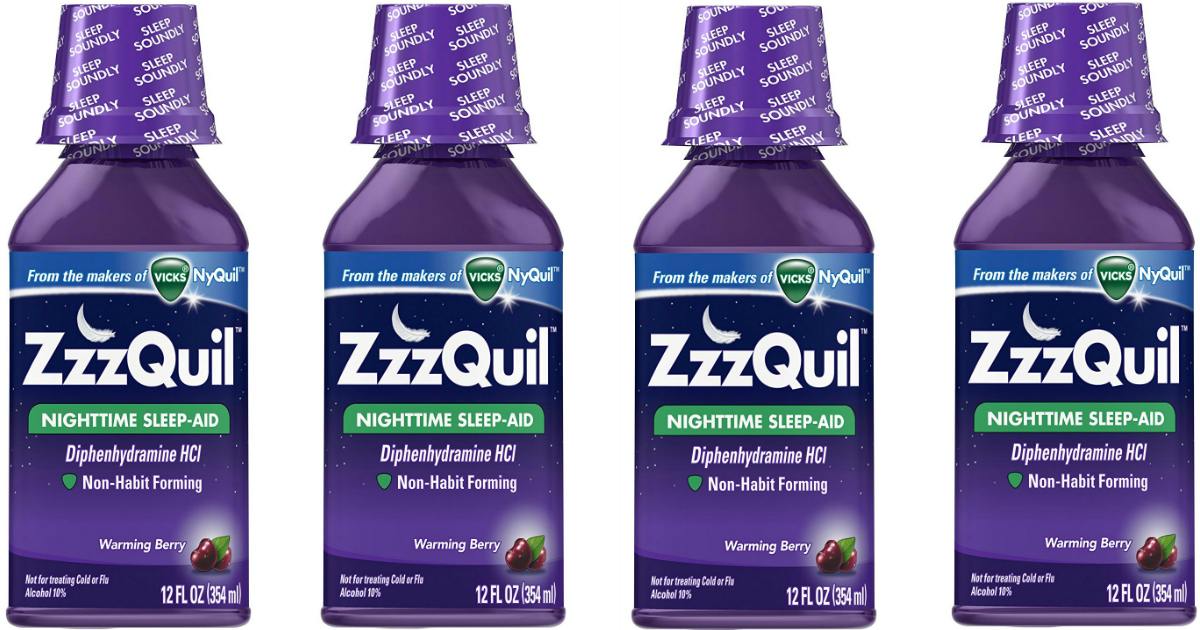 Amazon: ZzzQuil Nighttime Sleep Aid 12oz Bottle Just $5.57 Shipped