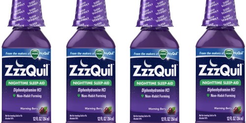 Amazon: ZzzQuil Nighttime Sleep Aid 12oz Bottle Just $5.57 Shipped