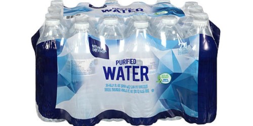 Kmart.com: 24-Pack of Smart Sense Purified Water Only $1.50