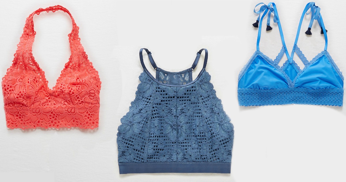 Aerie Bralettes Only 10 Shipped (Regularly 26.95) + Panties 10 for 35