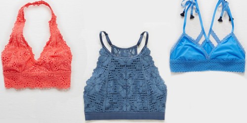 Aerie Bralettes Only $10 Shipped (Regularly $26.95) + Panties 10 for $35