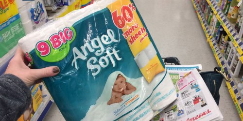 Walgreens: Angel Soft 9 Big Rolls Bath Tissue Just $2.54 (Only 28¢ Per Big Roll!)