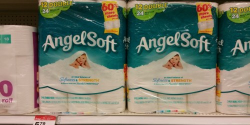 Target: Angel Soft Bath Tissue 12-Roll Packs Only $3.67 Each (Just 31¢ Per Roll)