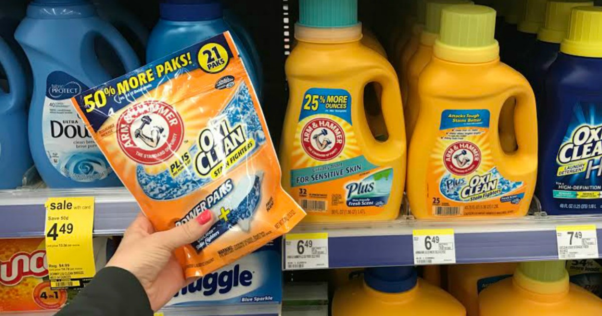 Walgreens Arm & Hammer Laundry Detergent Only 2.75 Each