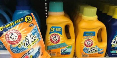 4 New $1/1 Arm & Hammer Laundry Product Coupons = Only 99¢ at Walgreens & Rite Aid