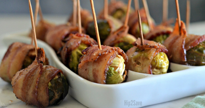Bacon Wrapped Brussel Sprouts