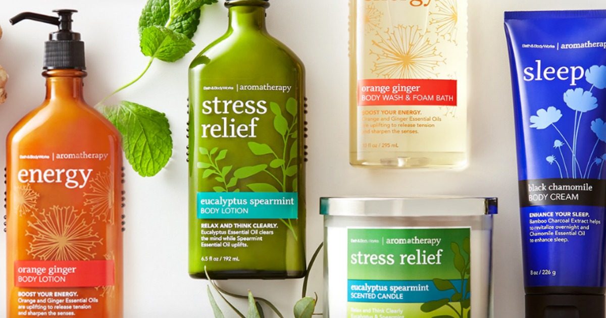 Bath & Body Works 50 Off ALL Aromatherapy + Free Shipping on 25+ Orders (Today Only)