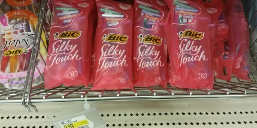 *HOT* $4/1 BIC Disposable Razors Coupon = FREE Silky Touch Razors 10-Pack at Target
