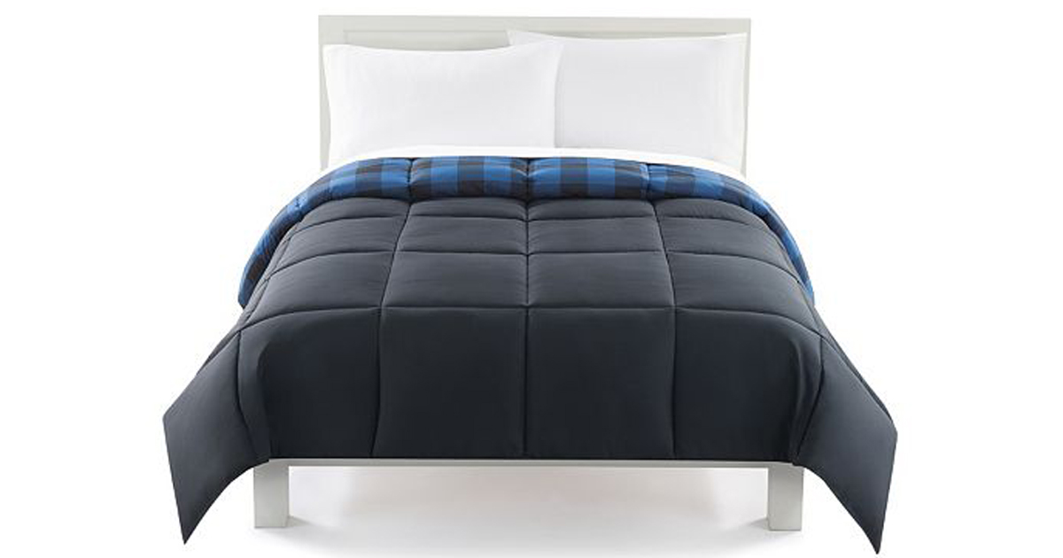 kohl's the big one reversible plush comforter