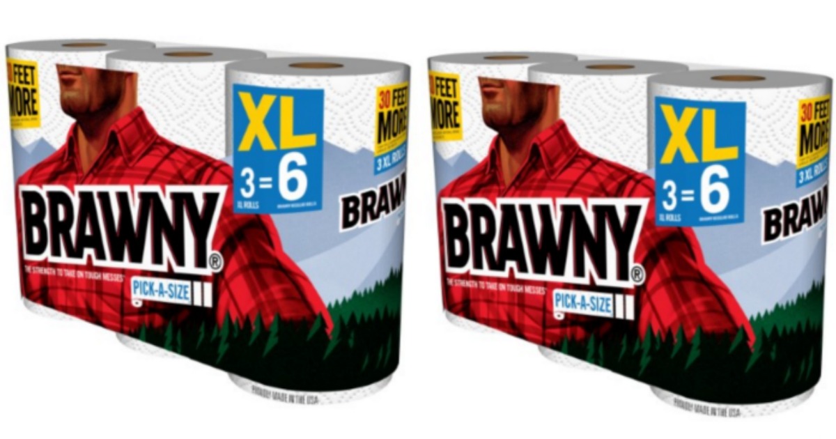 CVS Brawny 3XL Paper Towels 3Pack Only 3.08 Each