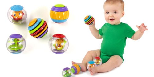 Whoa Baby! Bright Starts Shake & Spin Activity Balls 5-Count ONLY $3 (Just 60¢ Per Ball!)