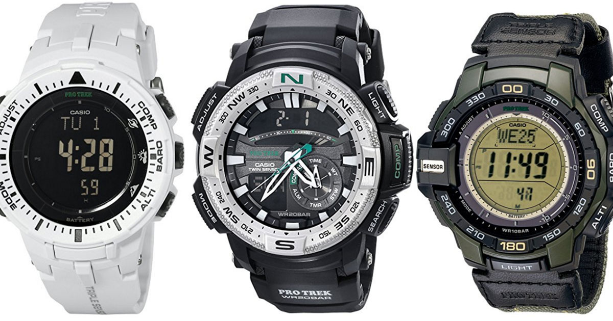 Amazon: Casio Pro Trek Men's Watches As Low As $70.99 Shipped ...