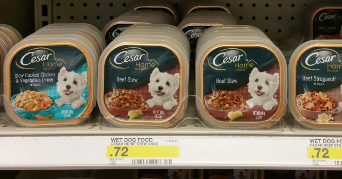 Cesars dog food clearance coupons