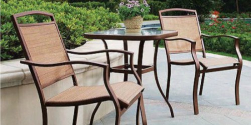 Walmart: Mainstays 3-Piece Outdoor Bistro Set Only $89 Shipped (Regularly $129)
