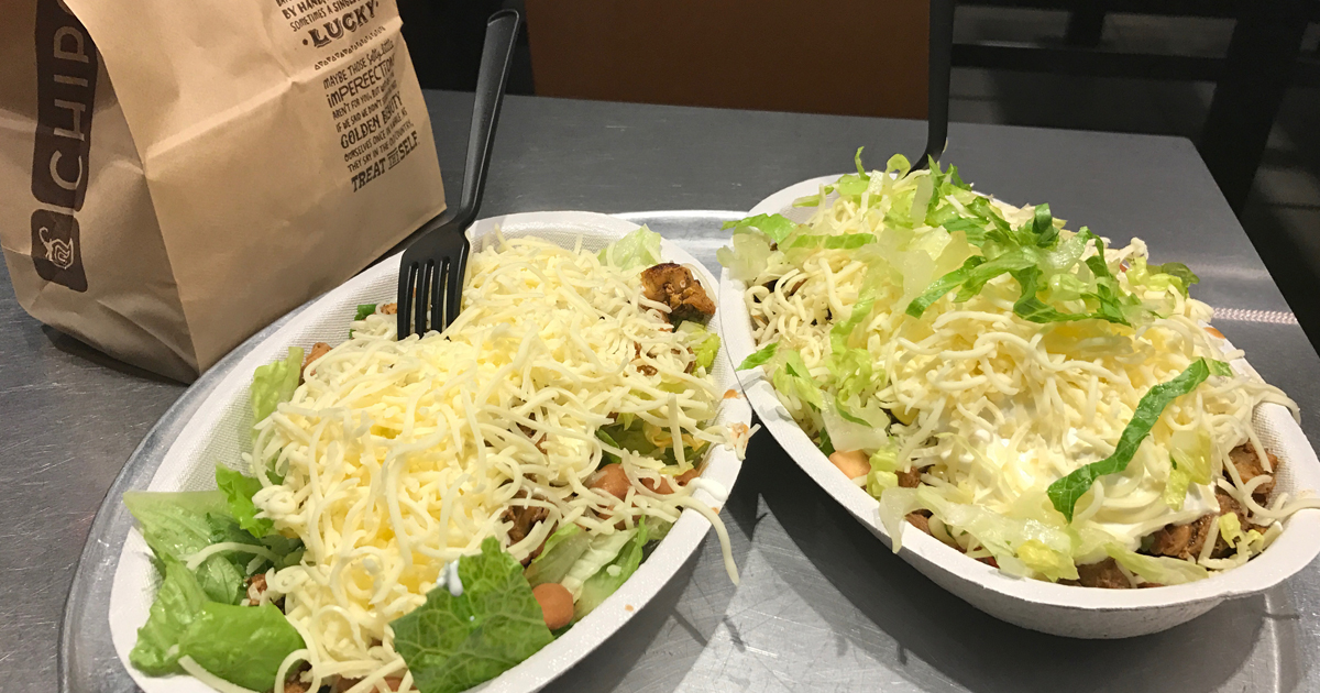 Buy 1 Get 1 Free Chipotle Burritos, Bowls, Salads, or Tacos for