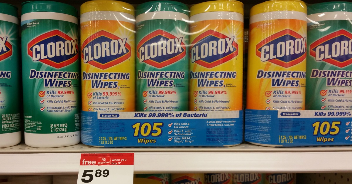 Target BIG Savings on Clorox Wipes and Swiffer Products