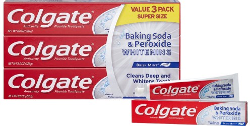 Amazon: Colgate Whitening Toothpaste 3-Pack Only $3.36 =$1.12 Per Tube (Add-On Item)