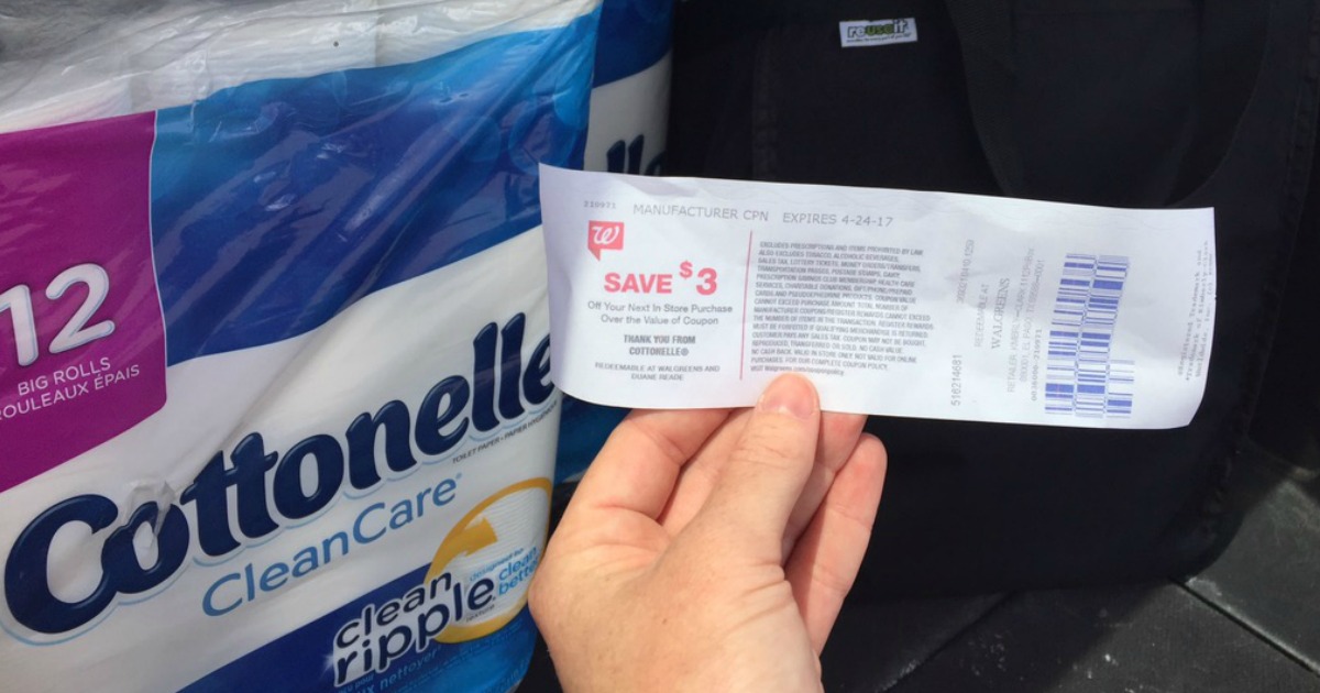 Walgreens Cottonelle Bath Tissue 12 Big Rolls ONLY 3.12 After Register Reward
