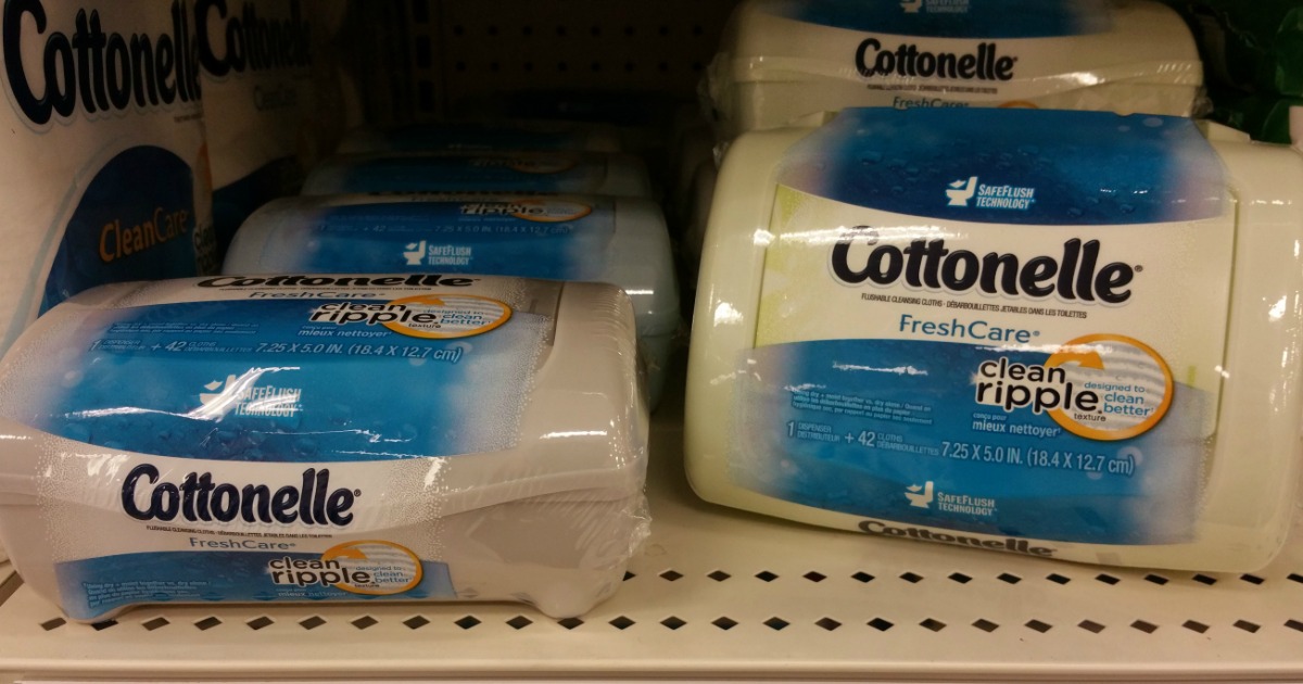 Walgreens Cottonelle Wipes 42Count Tub ONLY 99¢ (Starting 4/9)