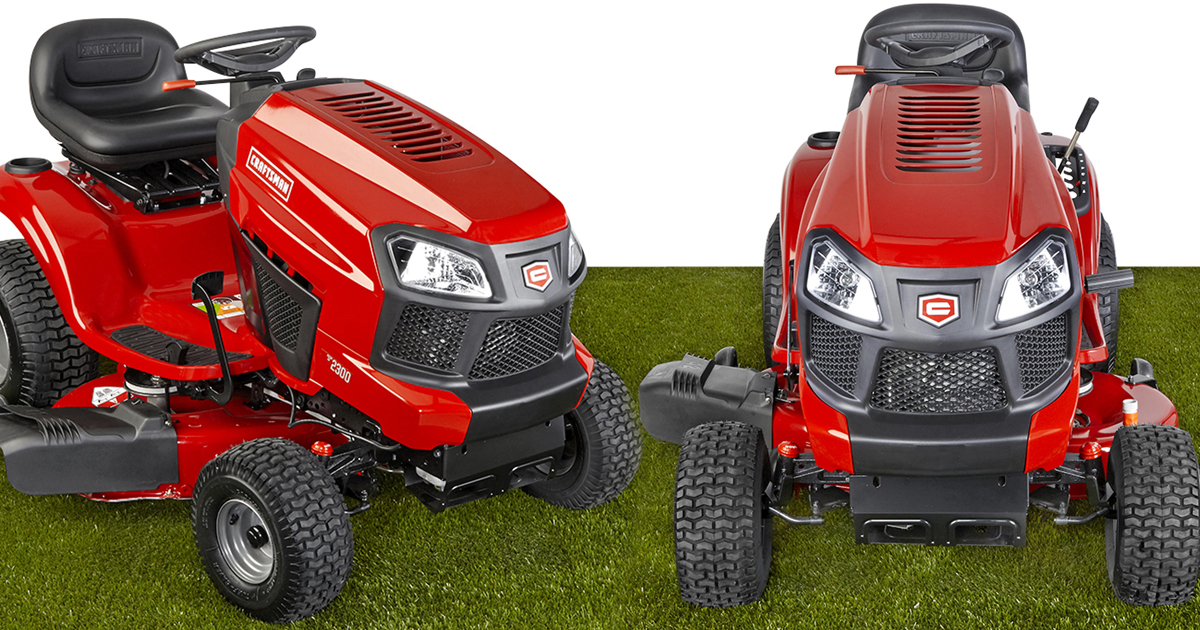 Craftsman lawn discount mowers at sears