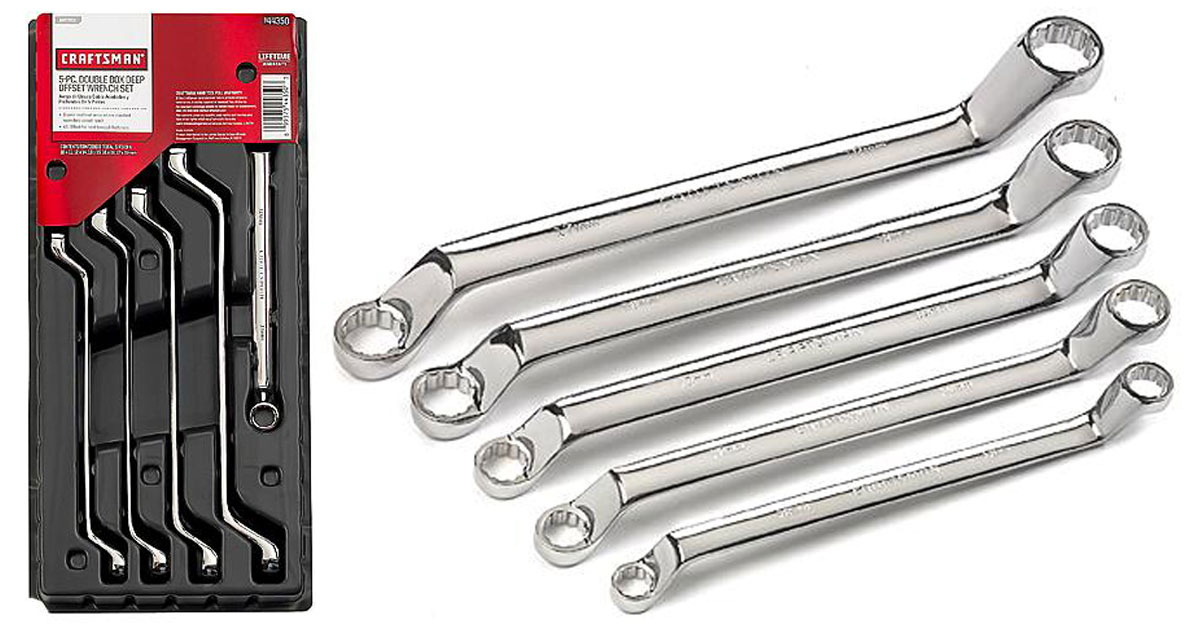 Sears Craftsman 5 Piece Box End Wrench Set Just 24.99 (Regularly 49.