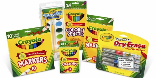 Amazon: Crayola Back to School Pack for 3rd-5th Grades Only $8 (Regularly $23.99)